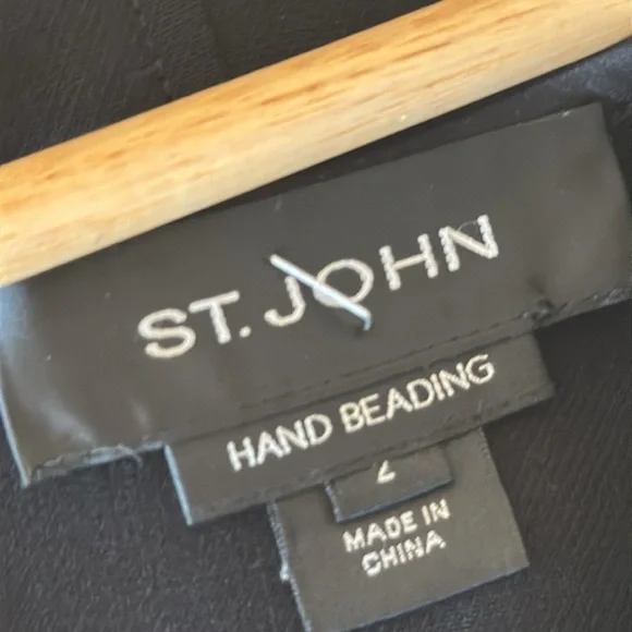 St. John hand beaded dress - Picture 7 of 8